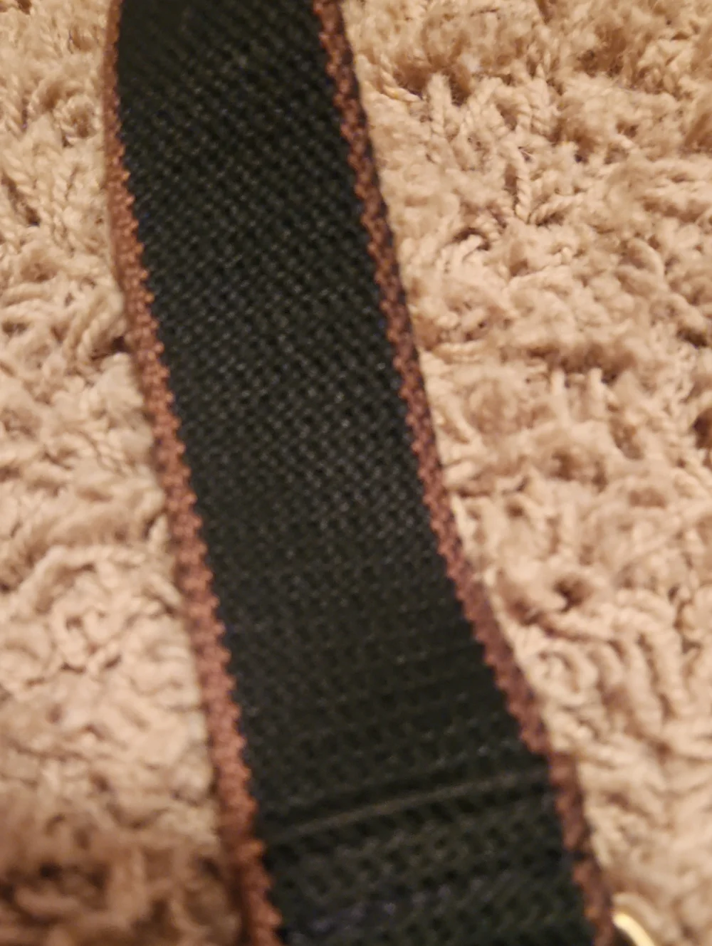 Kaukko Black and Brown Messenger Heavier Canvas Bag